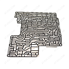 PLACA SEPARADORA DEL CUERPO DE LA VÁLVULA 1068227063 ZF Friedrichshafen AG