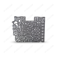 PLACA SEPARADORA DEL CUERPO DE LA VÁLVULA 0501227247 ZF Friedrichshafen AG